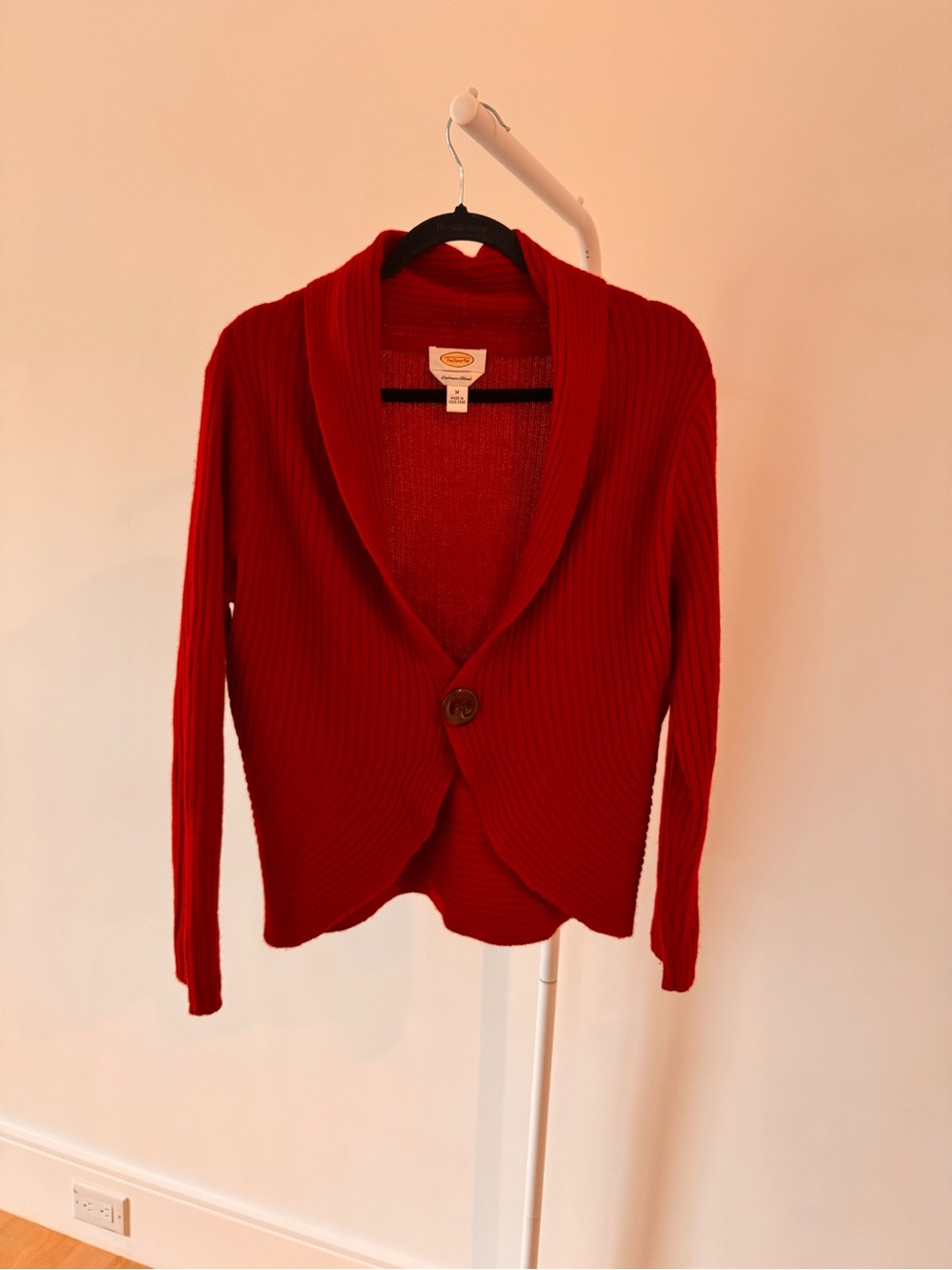 Talbots cashmere and silk ribbed